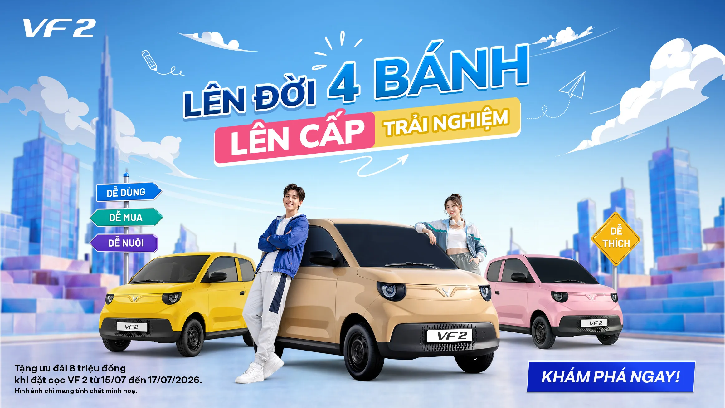 baner VF 2 Cọc tiên phong