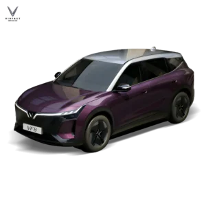 vinfast vf 8 all new màu tím nóc trắng